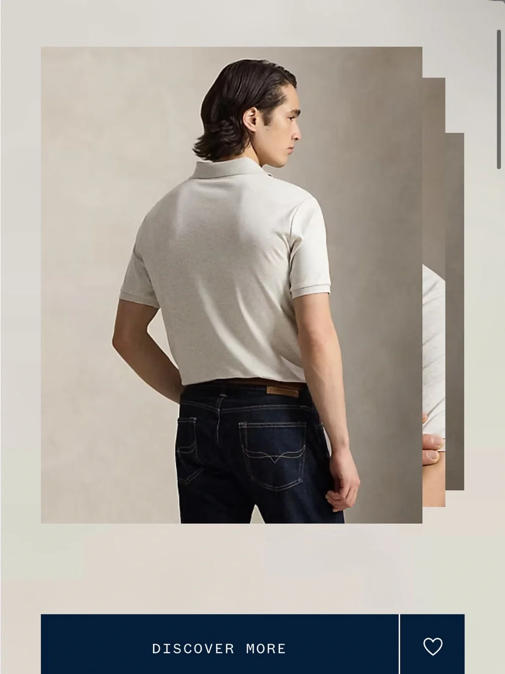 Ralph Lauren Cream Polo Shirt with Signature Pony